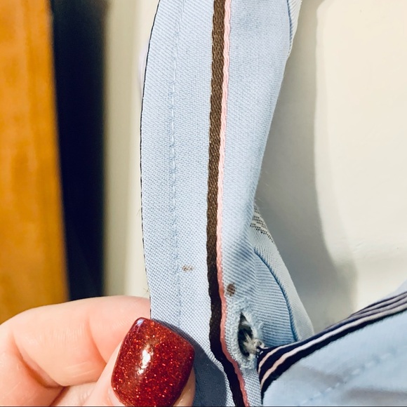 TORY BURCH | NWT Long Sleeve Stripe Button Down Shirtdress Size 8 - Picture 15 of 16